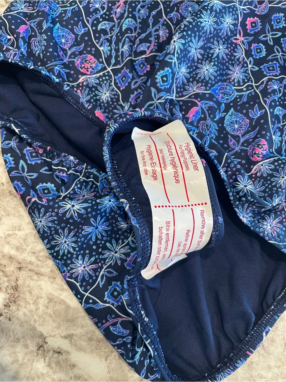 Land’s End New Girls One Piece UPF 50 Tugless Swimsuit XL 14/16